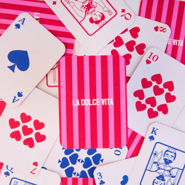 Scarlet Crush Playing Cards - MARHABA