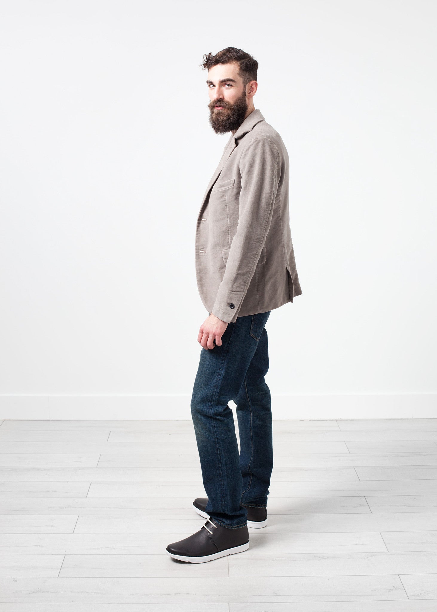 سترة من القطن المصقول من زيبو