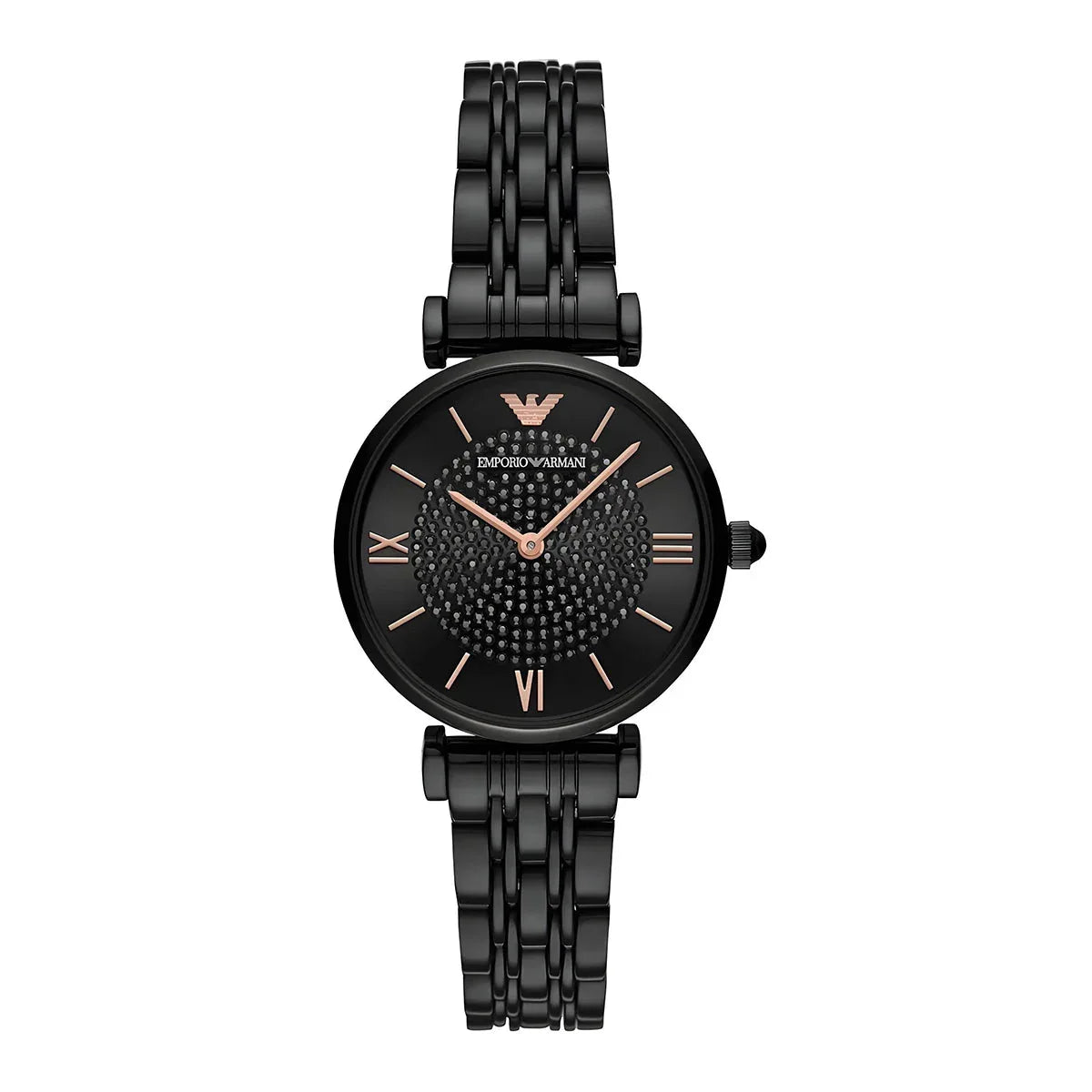 Emporio Armani Women Full Black Watch | AR11245 – MARHABA