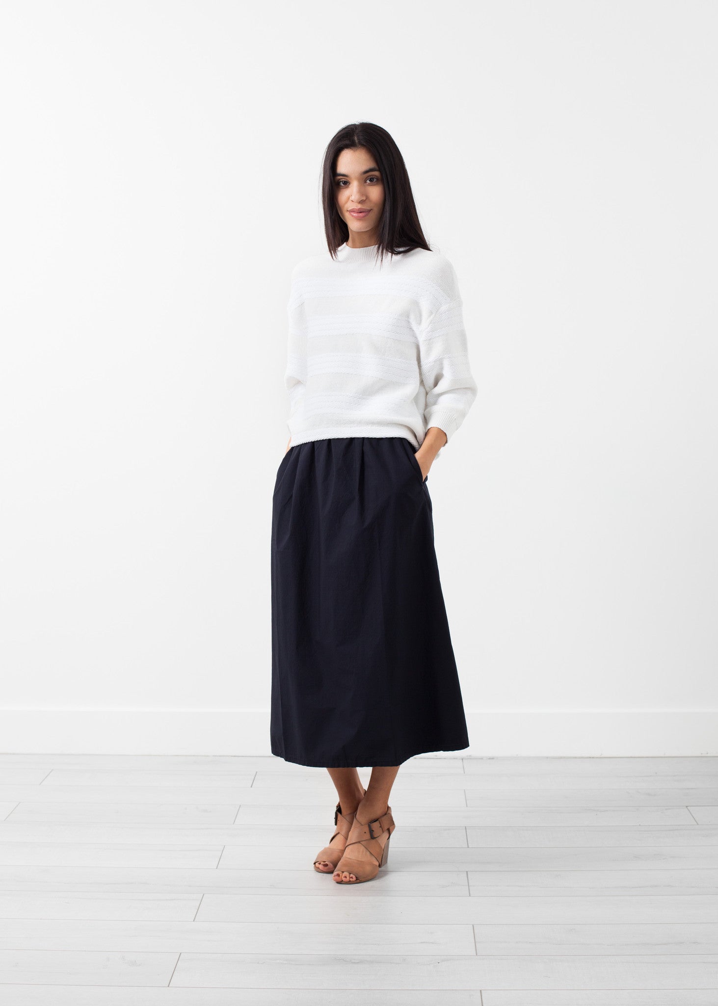 سترة مخططة واسعة