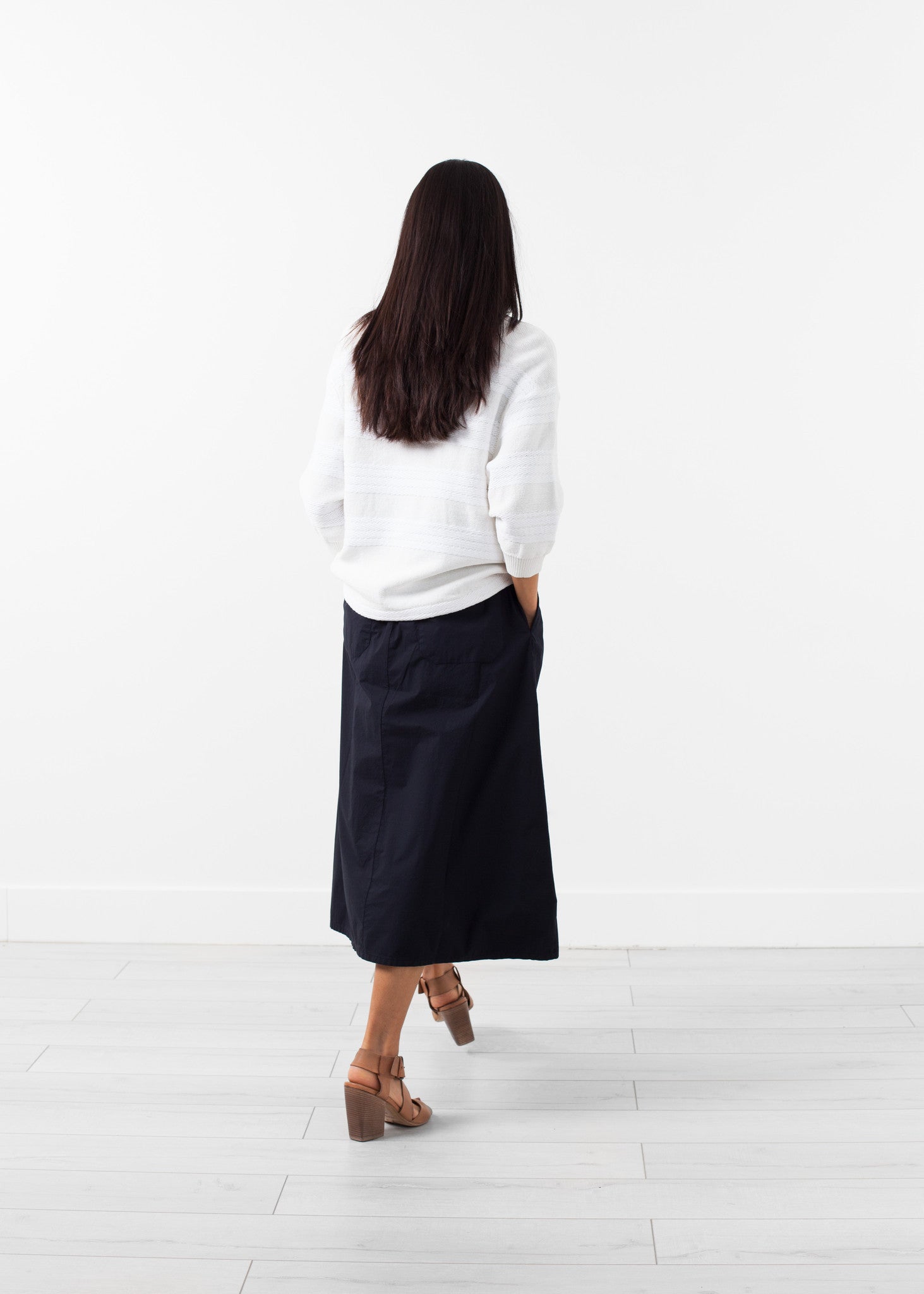 سترة مخططة واسعة