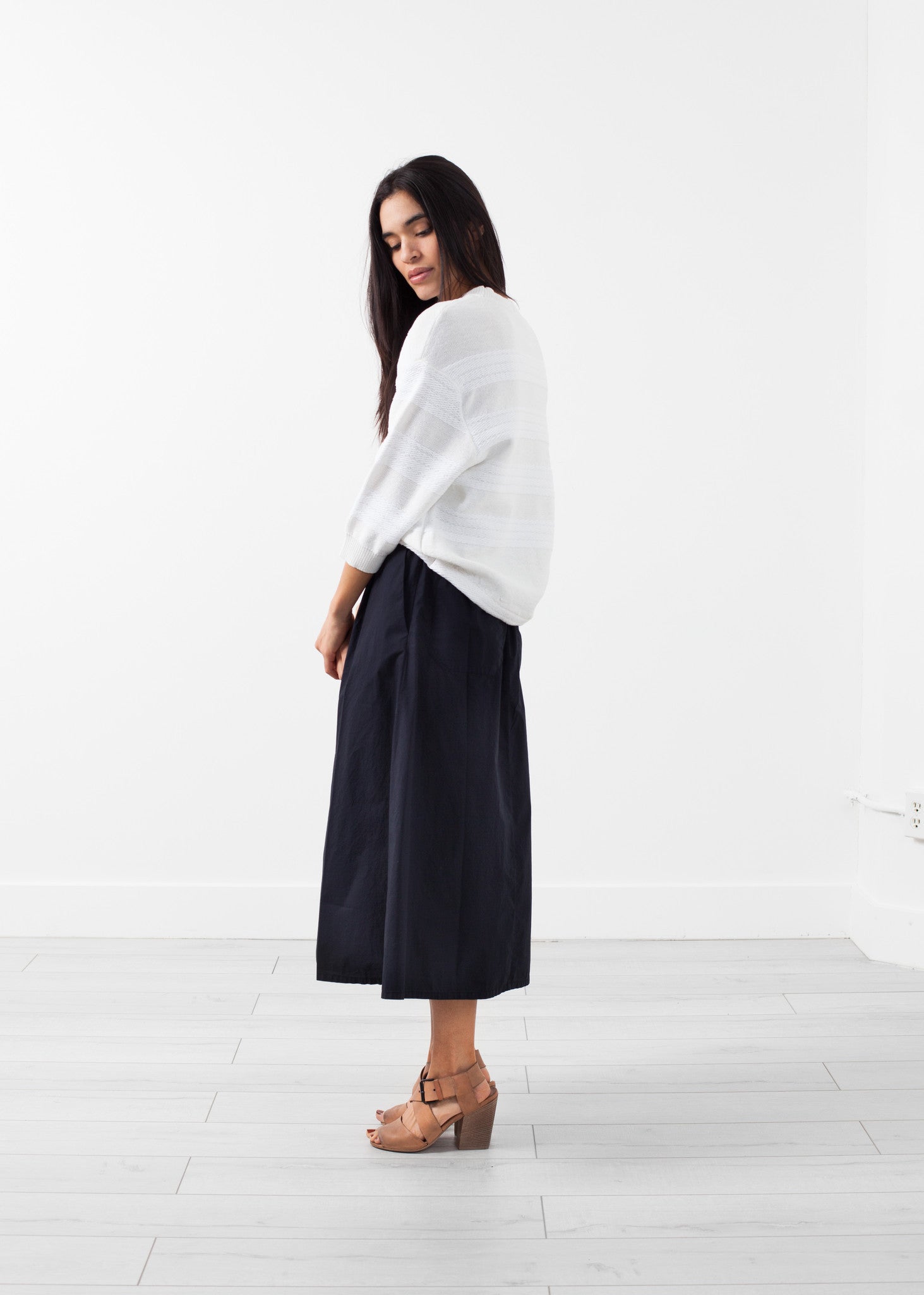 سترة مخططة واسعة