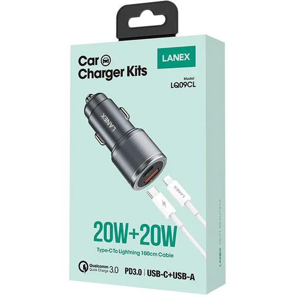 Lanex Car Charger Kit 20 WATT - MARHABA