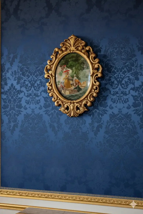 Handcrafted Gilded Decoupage Plaque - MARHABA