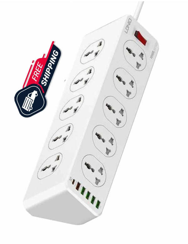 LDNIO 10 power socket , 6 charger port - MARHABA