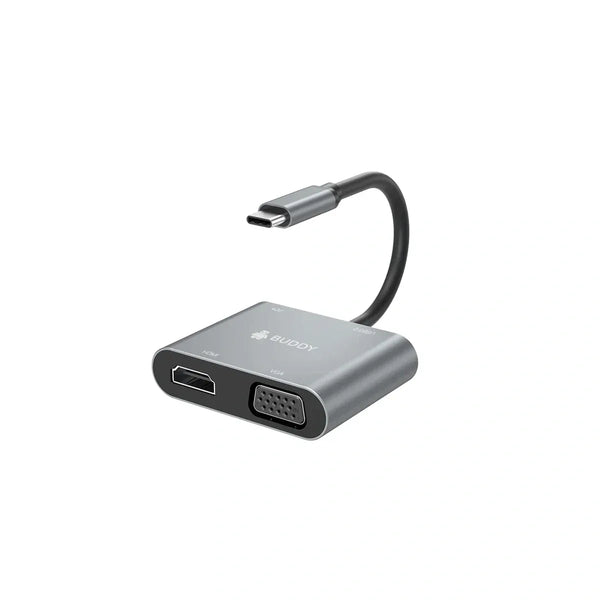 4 in 1 Type c to HDMI / VGA / USB3.0 / PD - MARHABA