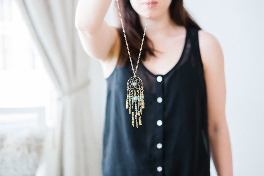 Dreamcatcher Pendant Necklace